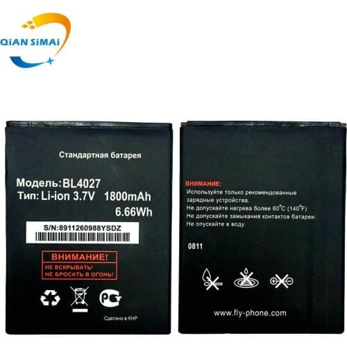 QiAN SiMAi In Stock! New High quality BL4027 Battery Replacement For Fly BL4027 IQ-4410 IQ4410 Moblie Phone +Track Number