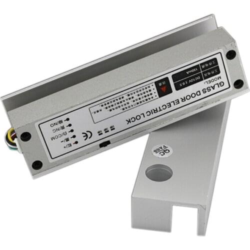 DC12V Aluminium Alloy Fail Safe Electric Bolt Lock for Frameless Glass Door Electric Lock For Access Control System