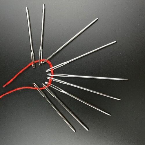 50pcs Large Sewing Needles Gold Eye Needle 6cm 7cm 5.3cm 5.2cm Long Agulhas Pins Set Tone Steel Hand Long Sewing Needles