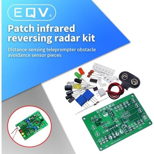 Patch infrared reversing radar kit DIY electronic production range sensing reminder obstacle avoidance sensor student training