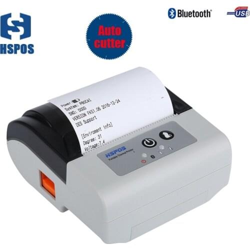 Quality 80mm Android Mobile Bluetooth Thermal Bill Receipt Portable Wireless Printer With Cutter Battery Free Sdk