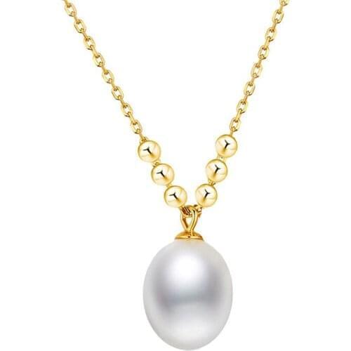 Liemjee Fashion Personality Party OL Jewelry Simple Beads Pearls Necklace For Women Feature Namour Charm Gift All Seasons