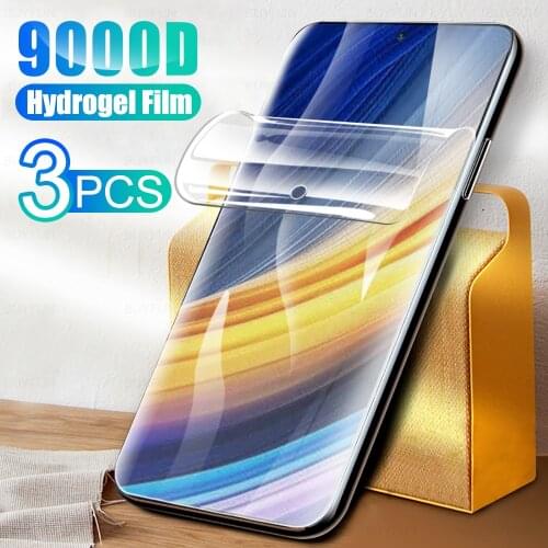 3Pcs Full Frosted Matte Hydrogel Film For Xiaomi Poco X3 Pro Protector For XaoMi PocoX3 Poxo Poko F 3 X3Pro X3Nfc Film Not Glass