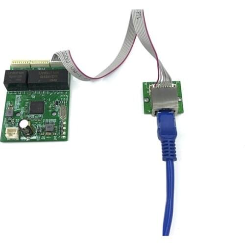 Mini PBCswitch module PBC OEM module mini size3Ports Network Switches Pcb Board mini ethernet switch module 10/100/1000Mbps