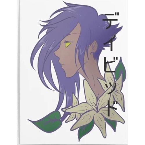 Modular HD Prints David Canvas Paintings Wall Artwork Flower Posters Japanese Anime Pictures Boys Room Home Decor No Framework