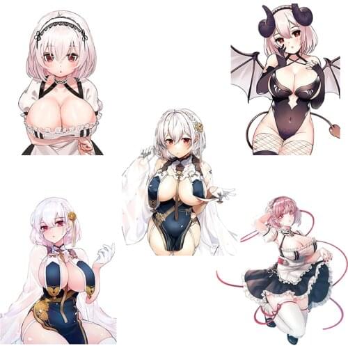 Three Ratels CA93 Azur Lane HMSSirius Sexy girl PVC sticker for car hood home decoration laptop Refrigerator toilet gift decals