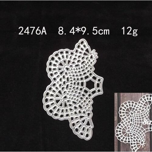 2021 New Fan Shaped Flower Metal Cutting Dies DIY Scrapbooking Embossing Paper Photo Frame Stamps Craft Template Mould Stencils