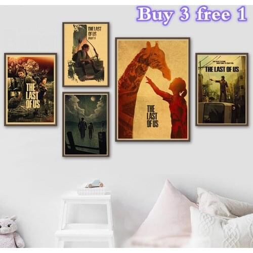 The Last Of Us Poster Print Zombie Survival Horror Action TV Game poster for HD poster decoration painting