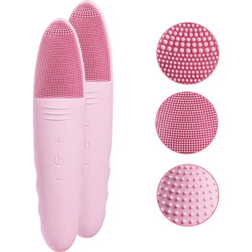 Silicone Face Cleansing Brush Electric Face Cleanser Electric Facial Cleanser Cleansing Skin Deep Washing Massage Brush