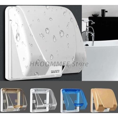Waterproof 86 Type Wall Socket Plate Panel Box Cover Protector 113*98*45MM