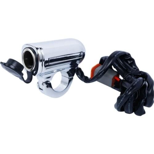 1" Handlebar Mount Auxiliary USB Power Port For Harley XG500 XG750 Sportster XL Dyna Softail Slim Deluxe Touring Road King