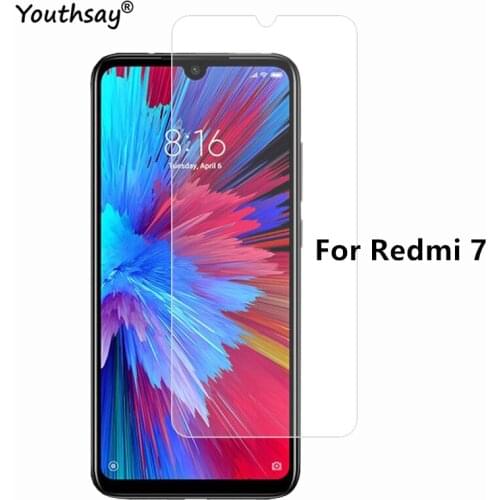 Youthsay 2PCS For Xiaomi Redmi 7 Glass Screen Protector Tempered Glass For Xiaomi Redmi 7 Glass For Redmi 7 Film 9H