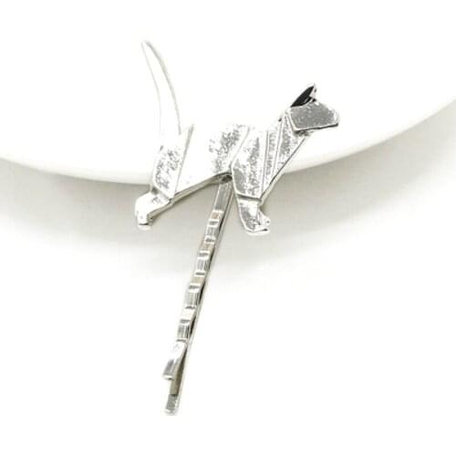 1@# Hot Sale Hair Pin Hair Clips Hair Jewelry Hair Jewelry Clip Women Elegant Rose Golden Shine Hair Pins Barrette