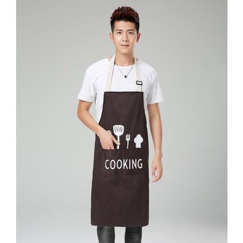 1 Piece Man Apron cooking coffee new style cooking aprons for men home work restaurant coffee shop store