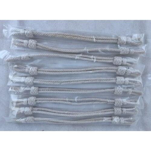 10PCS/ LOT WWII German Officer Visor Hat Chin Cord Silver (high quality Metal Wire)