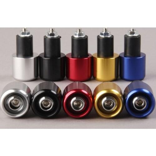 22mm Universal CNC Aluminum Motorcycle Handlebars Grips Bar Ends Handlebars Caps For Honda Suzuki Kawasaki Yamaha KTM Ducati