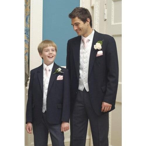 2018 Custom Made Slim Fit Groom Tuxedos Black Side Slit Best Man Suit Wedding Groomsman Men Suits Bridegroom Birthday party suit