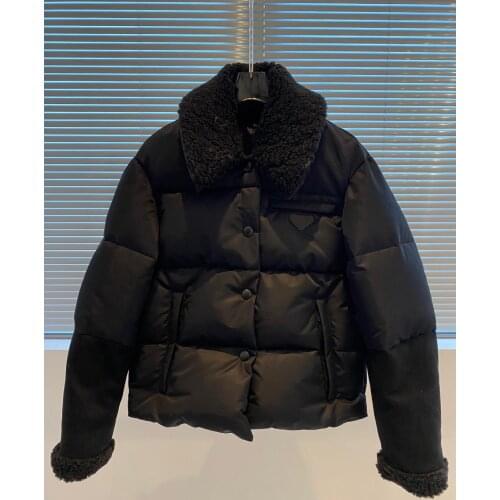 2021 Luxury Design Winter Nylon Gothic Style Premium Quality Down Filled Jacket