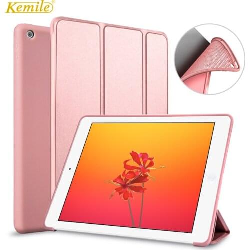 Case for iPad mini 1/2/3 7.9 ,Kemile Auto Sleep Wake up Stand Silicone Soft Back PU Smart Cover For iPad mini 1/2/3 7.9 Case