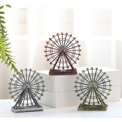 Classic Ferris Wheel Construction Set Rotating Ornament Sky Wheel Home Decor