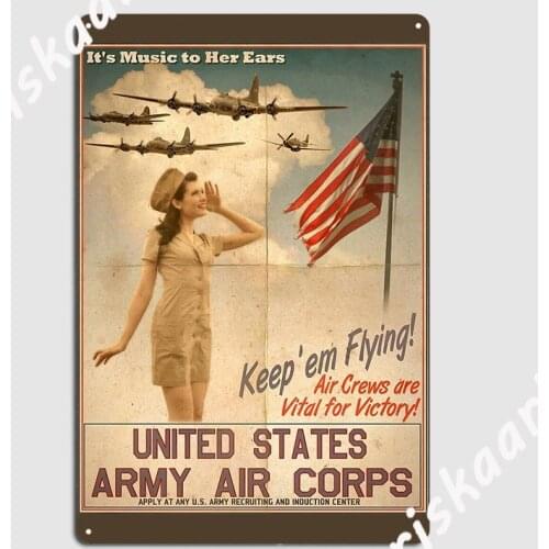 Music To Her Ears Metal Plaque Poster Wall pub Printing Garage Club Plaques Tin sign Poster