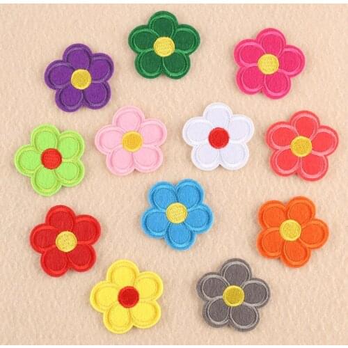 Customizable Wholesale Computer Emboridery Label Luggage Clothing Accessories Adhesive Patch Embroidered Cloth Stickers