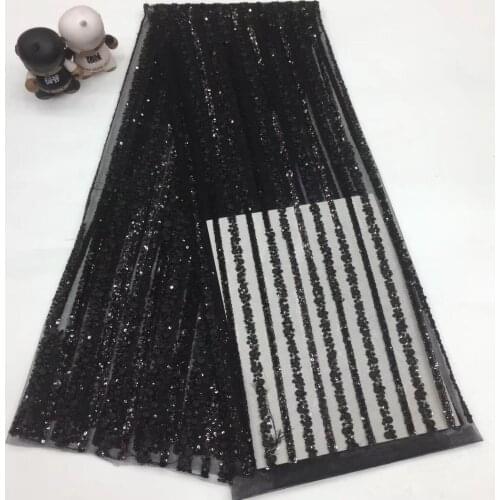 New African lace fabric with sequins 2021 high-quality lace French lace fabric, suitable for Nigerian wedding dress XX37061