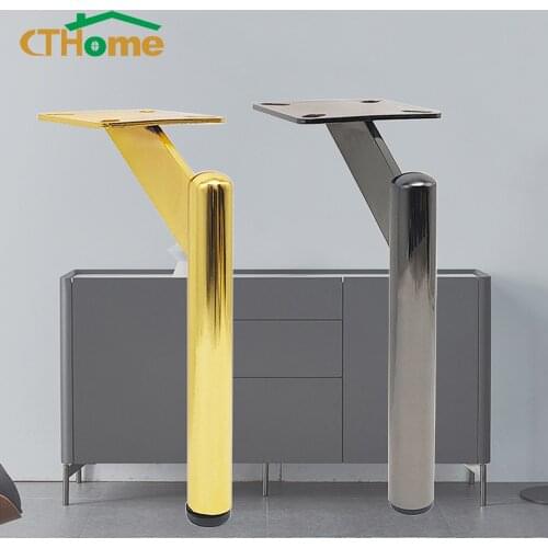 4pcs Legs for Furniture Metal Sofa Feet Northern Europe Coffee Table Cabinet Foot Bed Head Support Accessories Height 18cm
