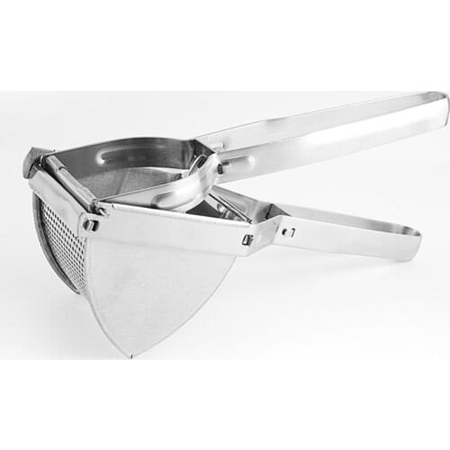 Stainless Steel Potato Masher Fruit Squeezer Home Potato Press Manual Masher for Vegetables for Baby Food Maker Kitchen Tool