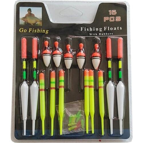 Fish Float Set Card Mounted Vertical Buoy Sea Fishing Buoy Fishing Tackle Buoy Fishing Equipment