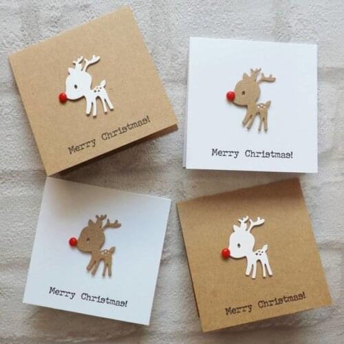 Animal cute deer Cutting Dies Scrapbooking Dies Metal Embossing Stamps and die for Card Making festival card