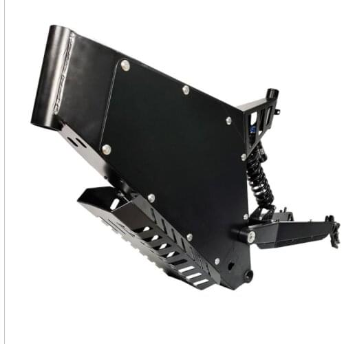 UK Duty Free Customized FC-1 Bomber Electric Bicycle Frame Mountain Ebike 72V 3000-8000WMotor Black RCP2S Rear Shock