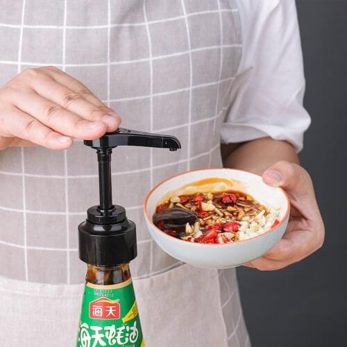 Nozzle Pressure Oil Sprayer Household Pumps Syrup Bottle Push-type Kitchen Portable Tools Bottles Stopper Dispenser Plastic