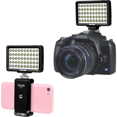 CM-L50II Dimmable 50 LED Ultra High Power Panel Multi-functional Portable Mini Video Light for Micro Sony Camera Smartphone