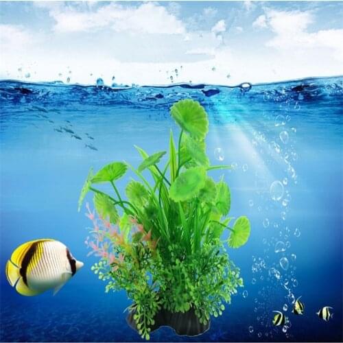 1pcs Pvc Fish Tank Decoration Simulation Artificial Trumpet Environmental Aquarium Accessories Simulation Fake Aquatic Plants