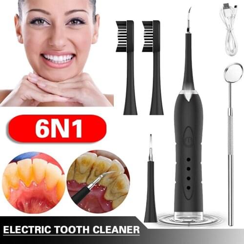 USB Electric Dental Scaler Ultrasonic Tooth Teeth Whitening Tartar Cleaner Tooth Calculus Tartar Remover Healthy Gums Dentist