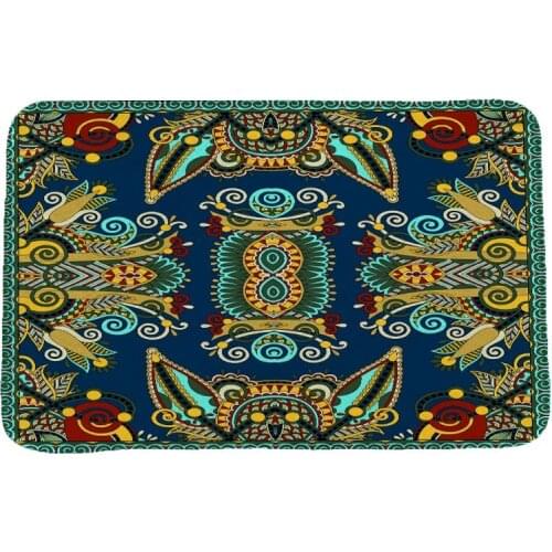 Ethnic Style National Customs Rug Hallway Carpets and Rugs for Bedroom Living Room Carpet Kitchen Bathroom Anti-Slip Floor Mats