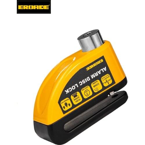 EROADE Bike Accessories Alarm Disc Brake Lock Sensitive Anti-Theft Waterproof Moto Electric Bicycle Generic Zinc Alloy Padlock