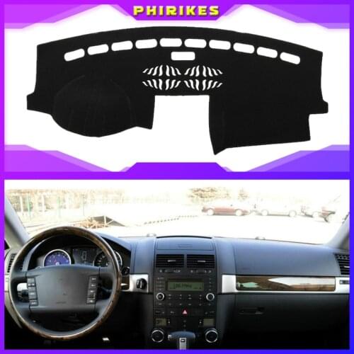 For Volkswagen VW Touareg 2004 2005 2006-2010 Car Inner Auto Dashboard Cover Dashmat Pad Carpet Sun Shade Dash Board Cover Fit