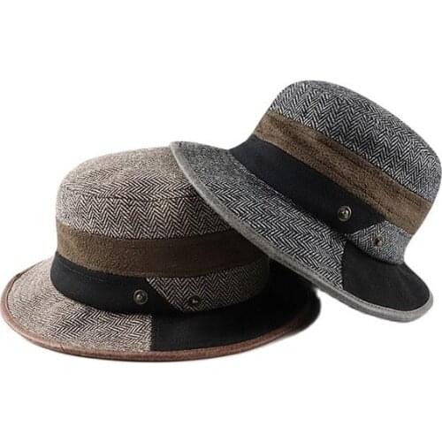 High Quality Jazz Fedoras Men for Spring Autumn Winter British Retro Hat Gentleman