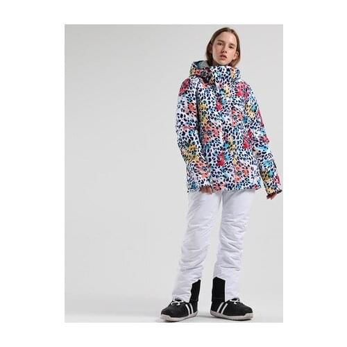 New SMN Brand Winter Ski Jacket Pant Windproof Waterproof Snowboard Clothing Trouser Super Warm Hooded Outdoor Sport Wear Suit