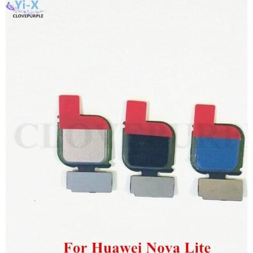 1PCS Fingerprint Sensor Scanner Touch ID Menu Home Button Flex Cable Ribbon for Huawei Ascend P10 Lite Nova Lite Repair Parts