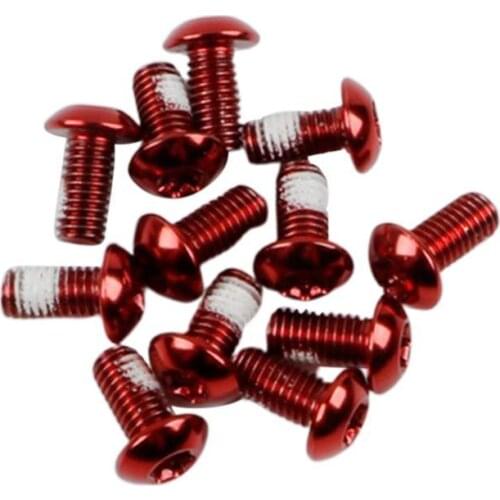 12Pcs Bicycle Brake Disc Screws Colorful Rotor Bolts Steel M5*10mm 1.8g For MTB Bike Cycling Fixing Accessories Rush Sale