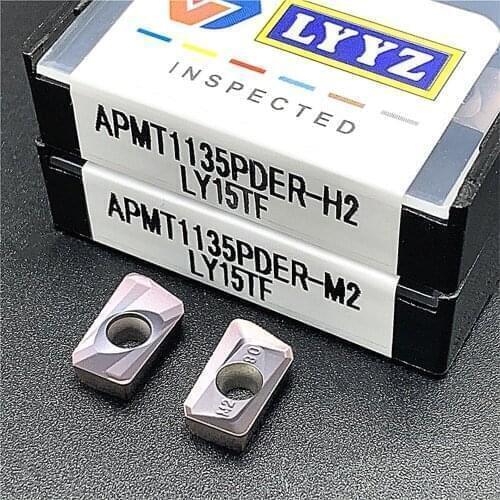 APMT1135 PDER M2 H2 VP15TF carbide insert milling cutter APMT1135PDER M2 H2 LY15TF end milling cutter CNC milling cutter