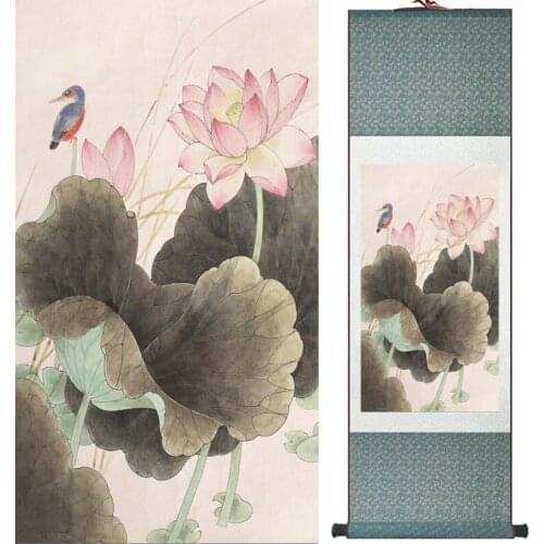 Home Office Decoration Chinese scroll painting birds painting Chinese wash painting Printed painting 052501