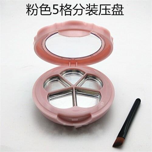 Diy Charging Double-deck Bring Mirror Aluminum Press Double Hair Brush Lipstick Lipstick Eye Shadow Air Box Lipstick The Wheel