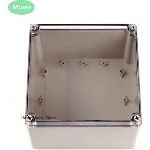 Electrical plastic box for waterproof housing box plastic enclosure160*160*90mm 6.30*6.30*3.54 inch with Transparent cover