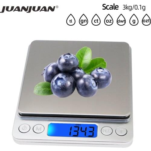 3000g 0.1g Electronic LCD Display Mini Digital Jewelry 3kg Weighing Scale Weight Scales Balance 20%Off