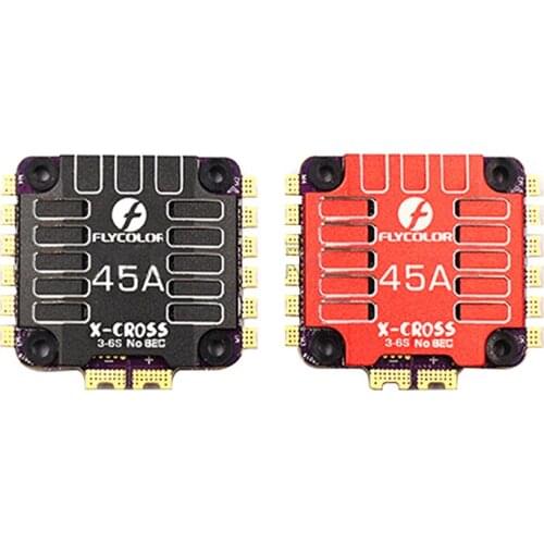 Flycolor X-Cross 45A Blheli_32 3-6S 4in1 Brushless ESC For RC Drone FPV Racing Remote Control Drone Model Quadcopter