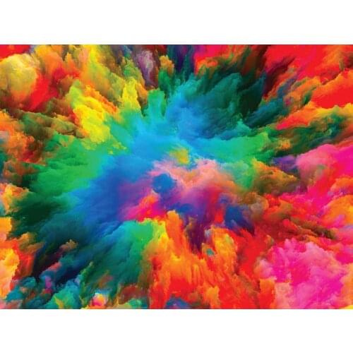 JMINE Div 5D Colorful Clouds landscape Full Diamond Painting cross stitch kits art High Quality Scenic 3D paint by diamonds